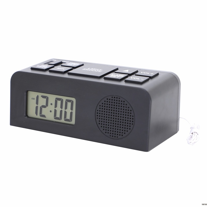 Portable Plastic Digital Clock With FM Radio Portable Plastic Digital Clock With FM Radio