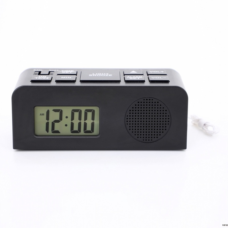 Talking Alarm Clock With Blue Backlight Display Talking Alarm Clock With Blue Backlight Display