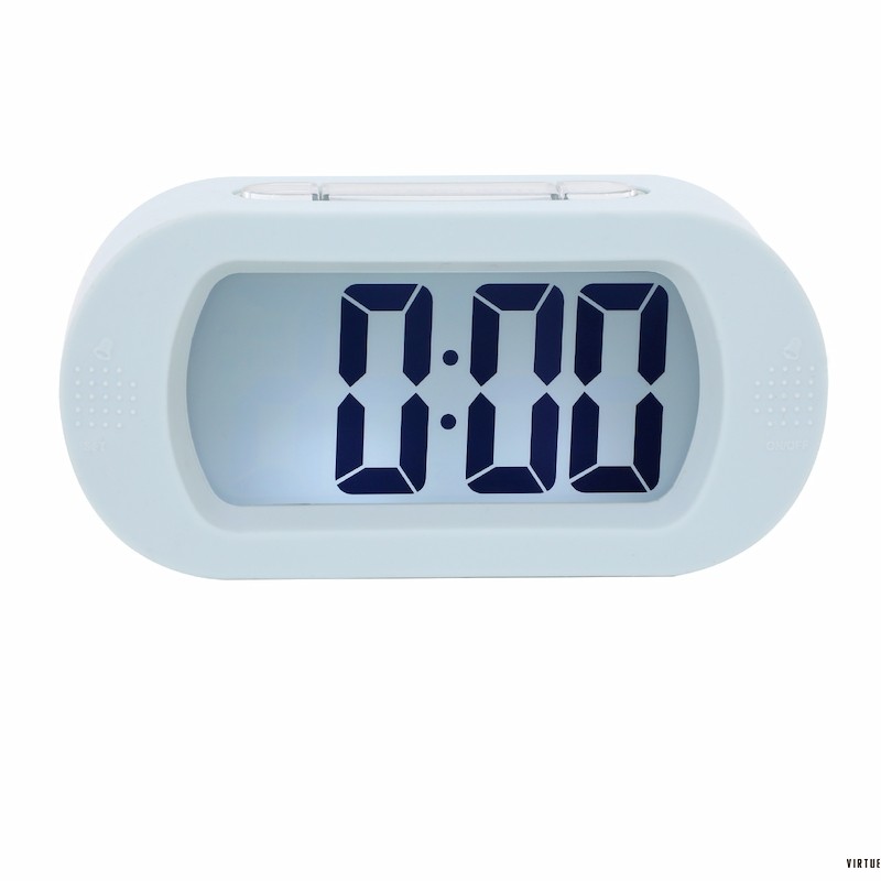 Silicone Case Big Digits LCD Alarm Clock - Virtue