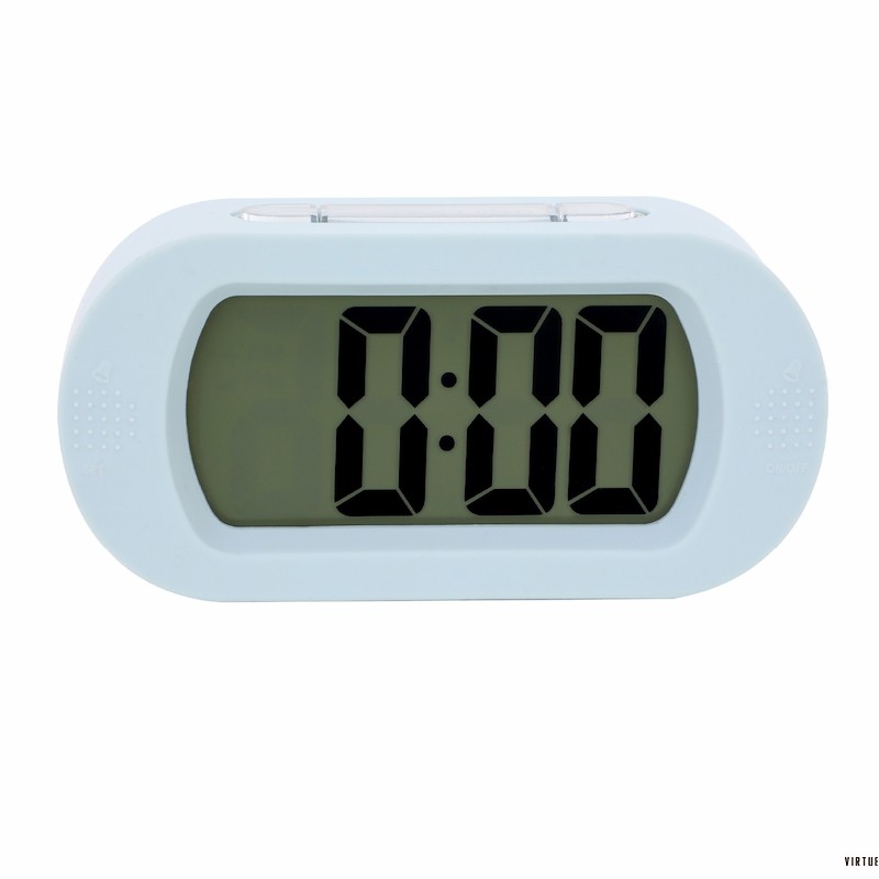 Silicone Case Big Digits LCD Alarm Clock - Virtue