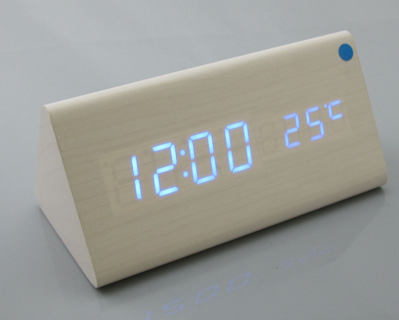 wooden led alarm clock wooden led alarm clock