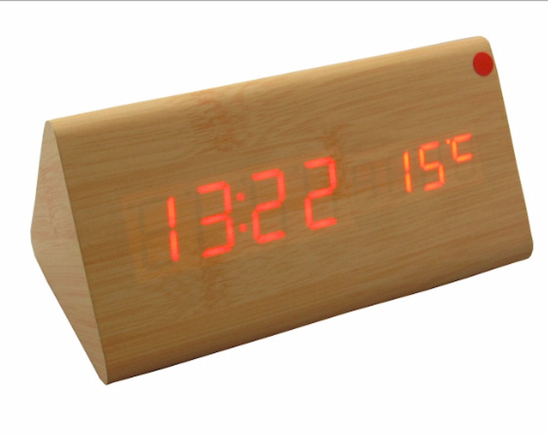 wooden led alarm clock wooden led alarm clock